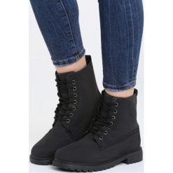 Buty zimowe damskie: Czarne Traperki Machamp