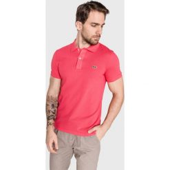 Lacoste Polo Koszulka Różowy. Różowe podkoszulki męskie Lacoste, s, bez wzorów, z bawełny, bez rękawów. Za 423,95 zł.