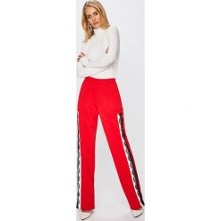 Pinko - Spodnie. Czerwone spodnie damskie marki Pinko, z elastanu. Za 959,90 zł.