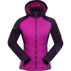 Kurtka przejściowa "Perka" w kolorze różowo-fioletowym. Czerwone kurtki damskie marki Alpine Pro, xs, z materiału. W wyprzedaży za 369,95 zł.