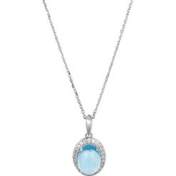 Złoty naszyjnik z diamentową zawieszką. Szare naszyjniki damskie Diamond & Co, z topazem, złote. W wyprzedaży za 747,95 zł.
