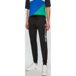 Tommy Sport - Spodnie. Szare spodnie męskie Tommy Sport, s, z nadrukiem, z elastanu, sportowe. W wyprzedaży za 249,90 zł.