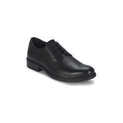 Derby Geox CARNABY D. Czarne półbuty męskie Geox, bez wzorów, bez zapięcia. Za 479,00 zł.