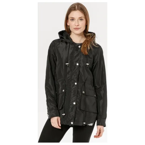 Feewear Kurtka Ampato , czarny, rozmiar XS. Czarne kurtki damskie Feewear, na wiosnę, s, bez wzorów, z materiału, bez kaptura. W wyprzedaży za 103,99 zł.