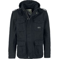 Brandit Aron Sweathood Parka Kurtka czarny. Czarne kurtki męskie marki Brandit, na lato, s, z aplikacjami, z polaru. Za 199,90 zł.