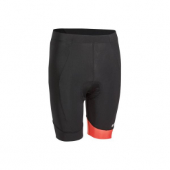 Spodenki na rower 500 męskie. Czarne bermudy męskie B'TWIN, z elastanu. Za 69,99 zł.