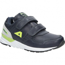 Granatowe buty sportowe na rzepy American C3759. Szare buciki niemowlęce American, na rzepy. Za 69,99 zł.