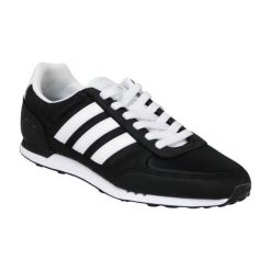 Adidas Neo City Racer f99329 44 Czarne. Czarne buty sportowe męskie marki Adidas, z syntetyku. W wyprzedaży za 219,99 zł.