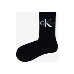 Calvin Klein Skarpetki Czarny. Czarne skarpetki damskie Calvin Klein, bez wzorów, z elastanu. Za 38,95 zł.