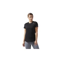 T-shirty z krótkim rękawem Reebok Sport Koszulka Elements. Czarne topy sportowe damskie marki Reebok Sport, s, bez wzorów, bez kołnierzyka, z krótkim rękawem, krótkie, bez kaptura. Za 89,95 zł.