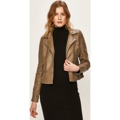 Vero Moda - Ramoneska. Pomarańczowe kurtki damskie Vero Moda, s, bez wzorów, z poliesteru, krótkie, bez kaptura. W wyprzedaży za 189,90 zł.