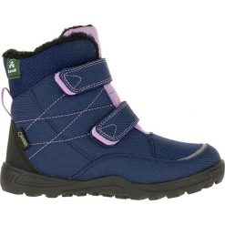 Botki zimowe ze wzorem. Buty dziewczęce zimowe Kamik Shoes, bez zapięcia. W wyprzedaży za 295,95 zł.