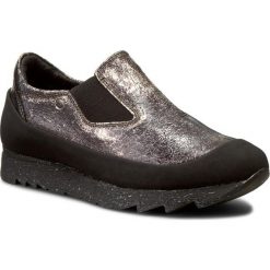 Półbuty KHRIO - 162K8414SPQ Platino/Nero/Nero. Czarne półbuty damskie skórzane marki Khrio, na płaskiej podeszwie. W wyprzedaży za 319,00 zł.