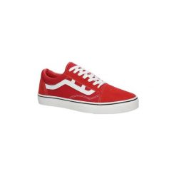Trampki i tenisówki damskie: Buty Casu Czerwone trampki sznurowane HR61262