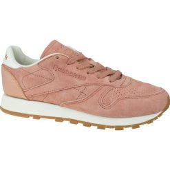 Reebok W Classic Leather V69199 buty sneakers damskie różowe 35. Różowe buty sportowe damskie Reebok, bez wzorów, z jeansu, klasyczne, reebok classic. W wyprzedaży za 249,99 zł.