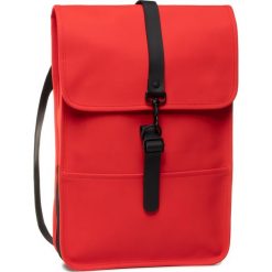 Plecak RAINS - Backpack Mini 1280 Red 08. Czerwone plecaki męskie Rains, bez wzorów, z materiału, sportowe. W wyprzedaży za 209,00 zł.