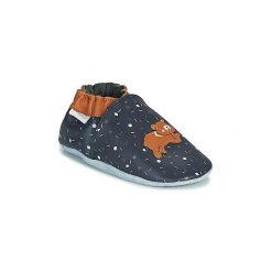 Kapcie niemowlęce Dziecko Robeez GAME RUN. Niebieskie buciki niemowlęce Robeez, bez zapięcia. Za 149,00 zł.