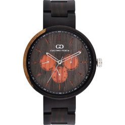 Zegarek Giacomo Design Drewniany męski GD08103. Czarne zegarki męskie marki Giacomo Design. Za 753,99 zł.