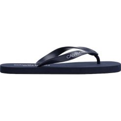 Calvin Klein Japonki męskie FF Sandals KM0KM00341-445 Blue Shadow (rozmiar 45-46). Niebieskie klapki męskie Calvin Klein, bez wzorów, z materiału. W wyprzedaży za 93,00 zł.