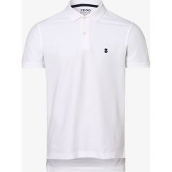 IZOD - Męska koszulka polo, biały. Białe koszulki męskie IZOD, m, bez wzorów, bez rękawów. Za 149,95 zł.