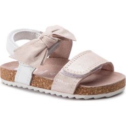 Sandały GIOSEPPO - 43663 Light Pink/White. Różowe sandały dziewczęce Gioseppo, ze skóry, bez zapięcia. Za 179,00 zł.