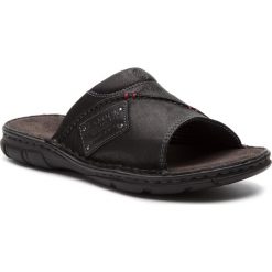 Klapki LASOCKI FOR MEN - MI08-C271-320-11 Black. Czarne klapki męskie Lasocki For Men, ze skóry, bez zapięcia. Za 99,99 zł.