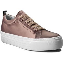 Sneakersy BRONX - 66045-AB BX 425 Dusty Pink 1697. Różowe półbuty damskie Bronx, ze skóry. W wyprzedaży za 139,00 zł.
