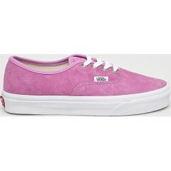 Vans - Tenisówki. Fioletowe tenisówki damskie marki Vans, ze skóry, na sznurówki. W wyprzedaży za 239,90 zł.