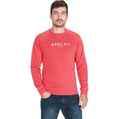 Replay Bluza Czerwony. Czerwone bluzy męskie Replay, s, z nadrukiem, z bawełny, bez kołnierzyka, bez rękawów, bez kaptura. Za 464,95 zł.