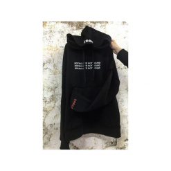 Error Hoodie. Czarne bluzy damskie Back to black, s, z nadrukiem, z bawełny, bez rękawów, bez kaptura. Za 179,00 zł.