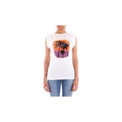 T-shirty z krótkim rękawem Silvian Heach CVP19454TS. Białe t-shirty damskie Silvian Heach, s, bez wzorów, bez kołnierzyka. Za 212,18 zł.