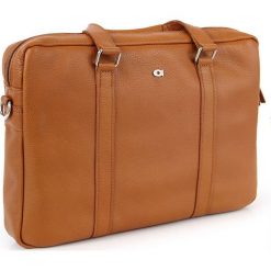 Skórzana torba na laptopa 13,3" unisex Daag Shaker 4 koniakowa. Szare torby męskie skórzane daag, ze skóry. Za 469,99 zł.