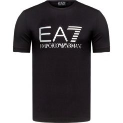 T-shirt EA7 EMPORIO ARMANI Czarny. Czarne t-shirty męskie marki EA7 Emporio Armani, z okrągłym kołnierzem. Za 180,00 zł.