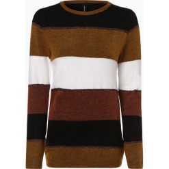 Soyaconcept® - Sweter damski – Nessie-4, czarny. Czarne swetry klasyczne damskie marki Soyaconcept, xl, w paski, z wełny. Za 169,95 zł.