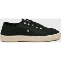 Big Star - Espadryle. Czarne espadryle damskie marki BIG STAR, bez wzorów, z materiału, bez obcasa. Za 79,90 zł.