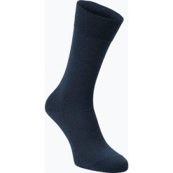 FALKE - Skarpety męskie – Family, niebieski. Niebieskie skarpetki męskie marki Falke, bez wzorów, z bawełny. Za 49,95 zł.