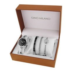Gino Milano Damski Zestaw Zegarek I Bransoletki mwf16-027a. Szare zegarki damskie Gino Milano. Za 319,00 zł.