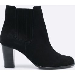Gino Rossi - Botki Frida. Czarne botki damskie lity marki Gino Rossi, z materiału. W wyprzedaży za 299,90 zł.