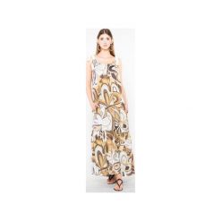 Sukienka maxi Sunflower. Żółte sukienki damskie CANDY FLOSS, na lato, bez wzorów, z elastanu, boho, bez kołnierzyka, bez rękawów, maxi, oversize. Za 245,00 zł.