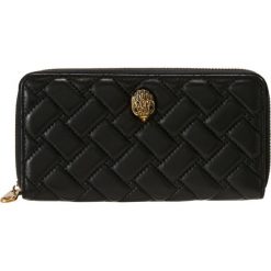 Kurt Geiger ZIP AROUND WALLET EAGLE Portfel black. Czarne portfele damskie marki Kurt Geiger. Za 479,00 zł.