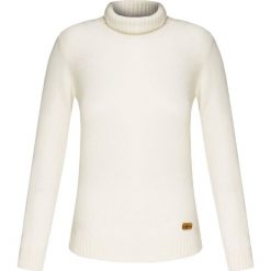 Sweter CHERVO NADINE Beżowy. Brązowe swetry damskie marki Chervo, z aplikacjami, z wełny. Za 693,00 zł.