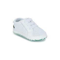 Buty Dziecko Lacoste L.12.12 CRIB 318 1. Białe trampki chłopięce marki Lacoste, bez wzorów, bez zapięcia. Za 169,00 zł.