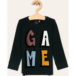 Name it - Longsleeve dziecięcy 92-128 cm. Niebieskie t-shirty chłopięce Name it, z aplikacjami, z elastanu, z długim rękawem. Za 49,90 zł.