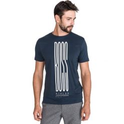 BOSS Teeonic Koszulka Niebieski. Niebieskie podkoszulki męskie Boss, l, z nadrukiem, z bawełny, z krótkim rękawem. Za 268,95 zł.