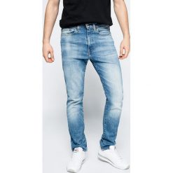 Levi's - Jeansy 522 Slim Taper Winnemucca. Niebieskie jeansy męskie slim marki Levi's®, z bawełny. W wyprzedaży za 199,90 zł.