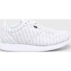 Tommy Jeans - Buty. Białe buty sportowe damskie marki Tommy Jeans, bez wzorów, z jeansu, sportowe. Za 399,90 zł.