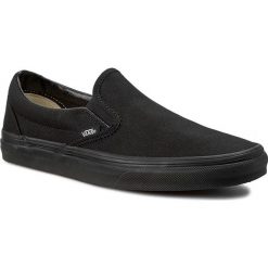 Tenisówki VANS - Classic Slip-On VN-0EYEBKA Black. Czarne trampki i tenisówki damskie marki Vans, bez wzorów, z gumy, bez zapięcia. W wyprzedaży za 209,00 zł.