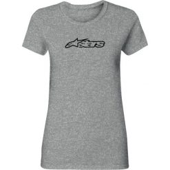 Koszulka BLAZE ROUND NECK ALPINESTARS kolor szary, rozmiar XL. Szare t-shirty damskie Alpinestars, xl, z nadrukiem, z bawełny, z okrągłym kołnierzem, z długim rękawem, długie, bez kaptura. W wyprzedaży za 79,00 zł.