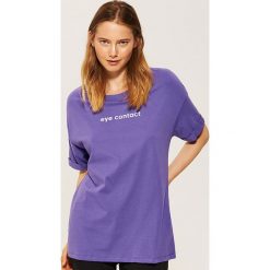 T-shirt oversize - Fioletowy. Fioletowe t-shirty damskie House, l. Za 29,99 zł.
