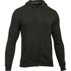 Bejsbolówki męskie: Under Armour Bluza męska Rival Fleece Fitted Full Zip Hoodie zielona r. XS (1302290-357)